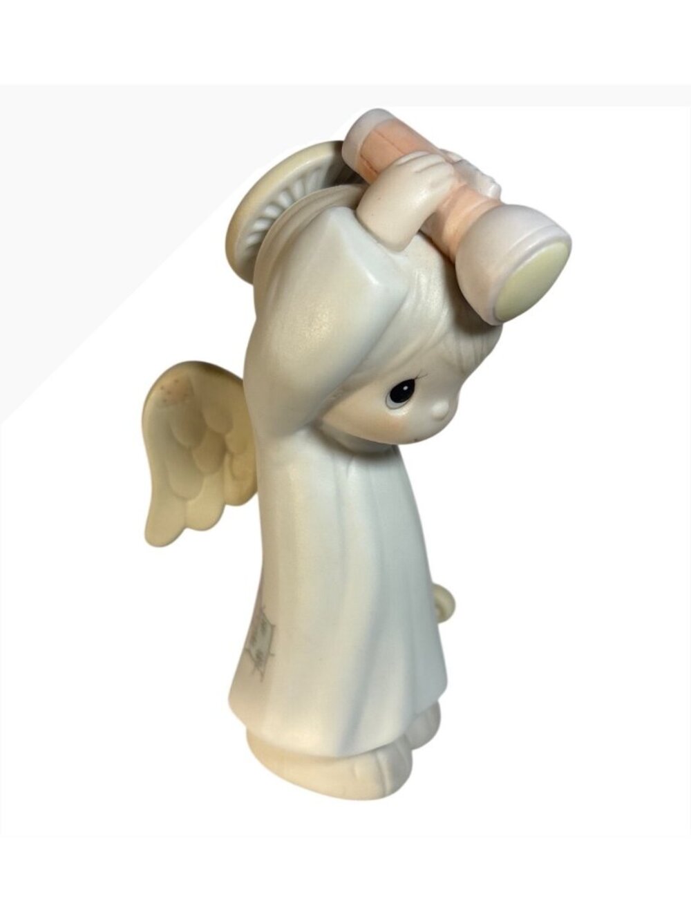Precious Moments The Heavenly Light Angel Figurine E-5637 Jonathan & David 1981